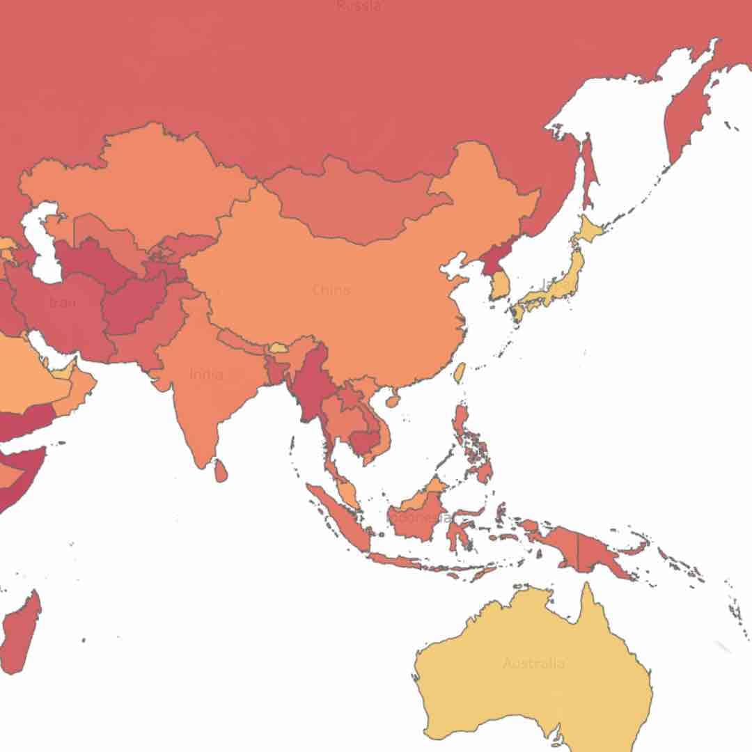 Corruption Rankings: Countries and Territories (2023)
